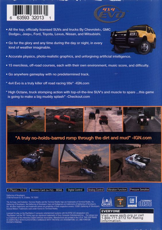 4x4 Evo - PlayStation 2