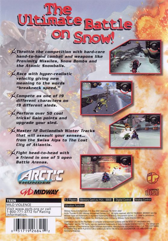 Arctic Thunder - PlayStation 2