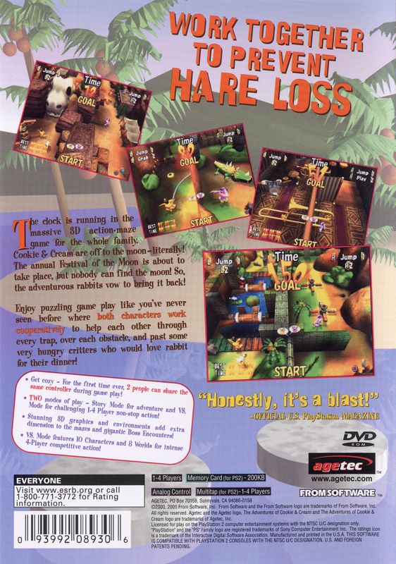 The Adventures of Cookie & Cream - PlayStation 2
