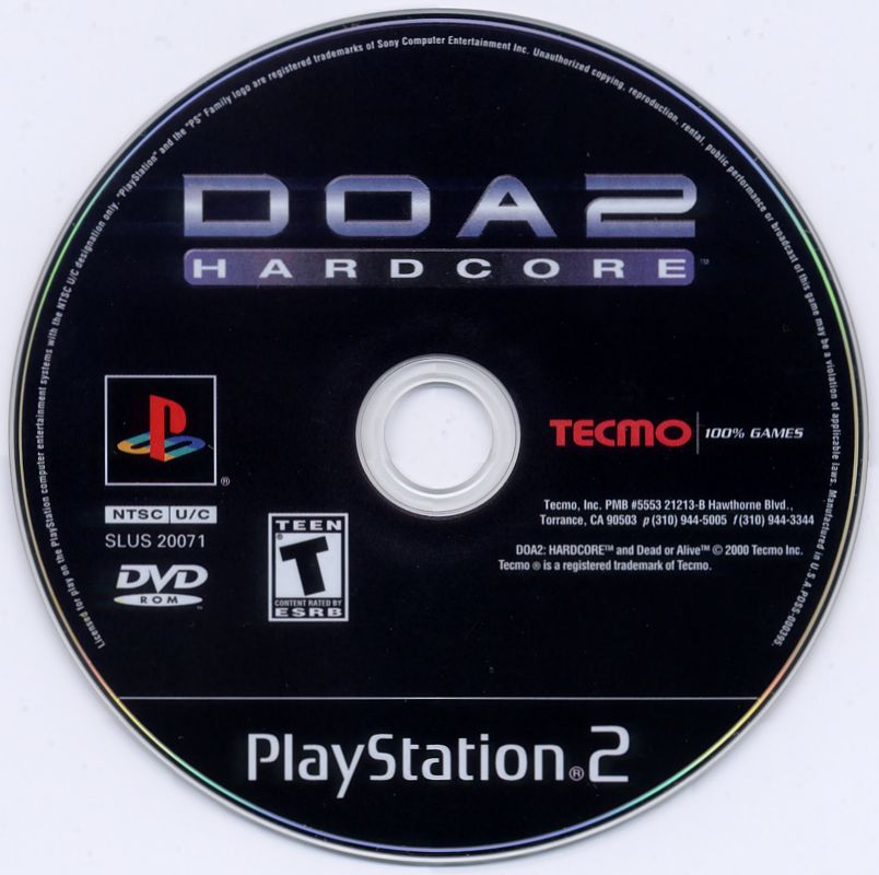 Dead or Alive 2: DOA 2 - Hardcore - PlayStation 2