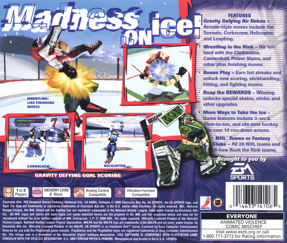 NHL Rock the Rink - PlayStation