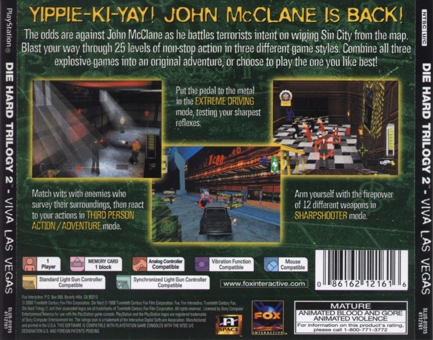 Die Hard Trilogy 2: Viva Las Vegas - PlayStation