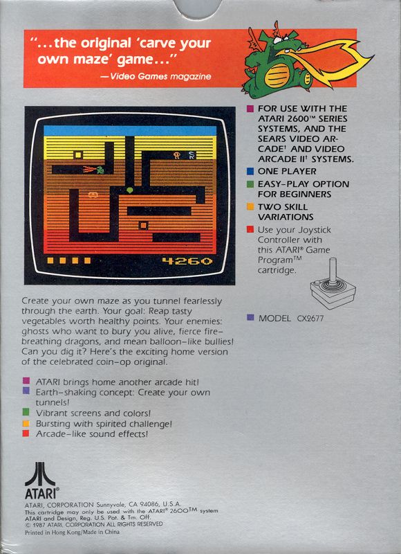 Dig Dug - Atari 2600