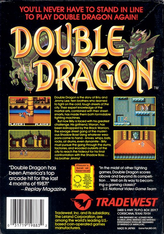 Double Dragon - NES