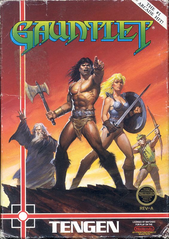 Gauntlet (Gray Cartridge) - NES