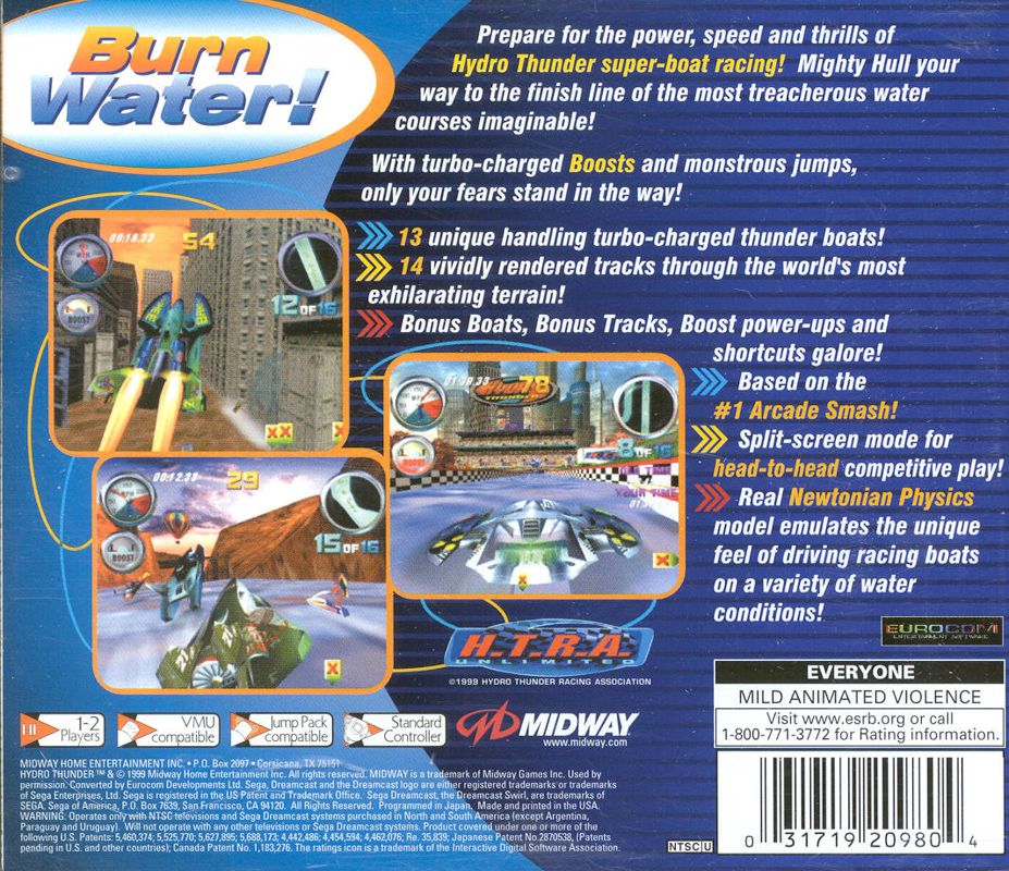 Hydro Thunder - SEGA Dreamcast