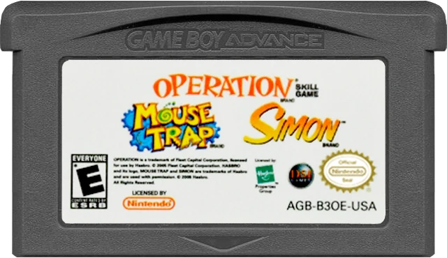 Mouse Trap / Operation / Simon - Game Boy Advance