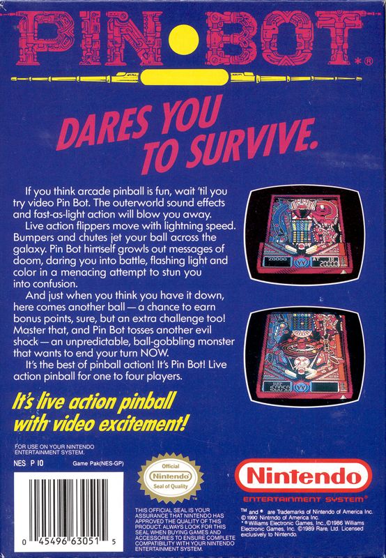 Pin-Bot - NES