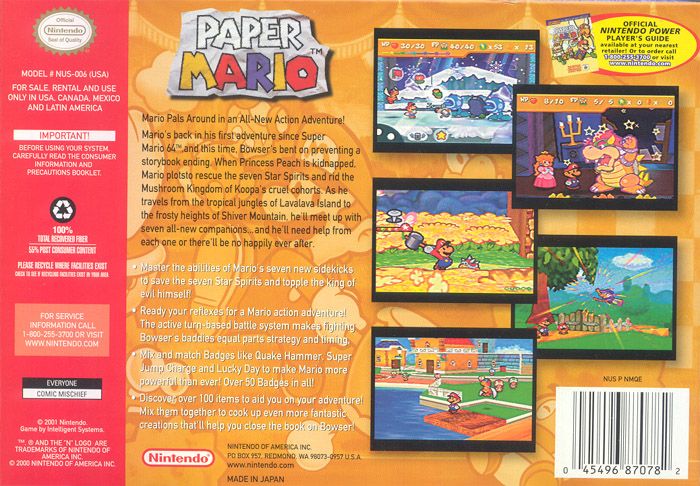 Paper Mario - Nintendo 64