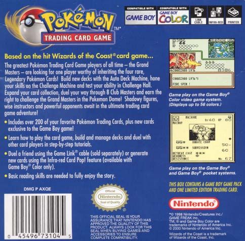 Pokemon Trading Card Game - Game Boy Color