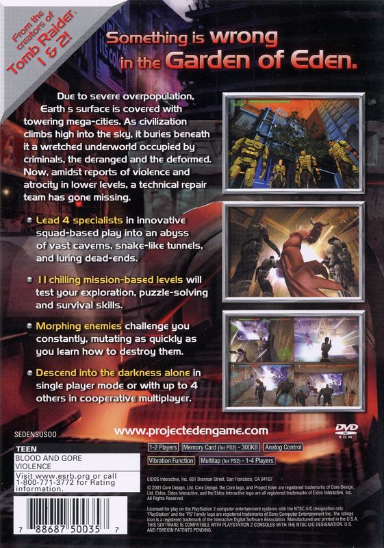 Project Eden - PlayStation 2