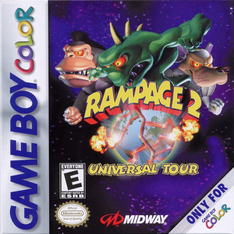 Rampage 2: Universal Tour - Game Boy Color