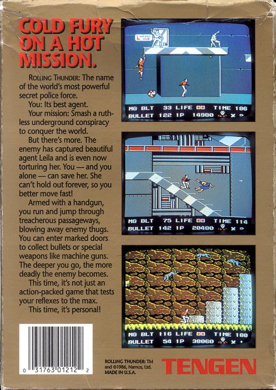 Rolling Thunder - NES