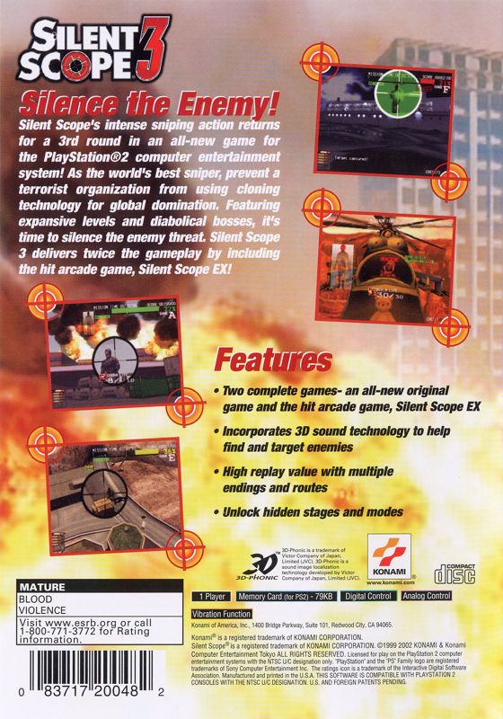 Silent Scope 3 - PlayStation 2