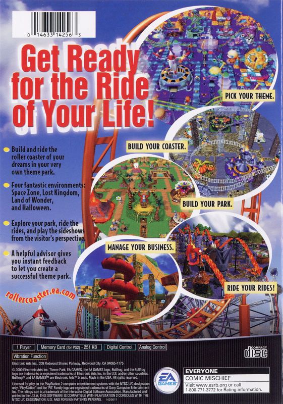 Theme Park Roller Coaster - PlayStation 2