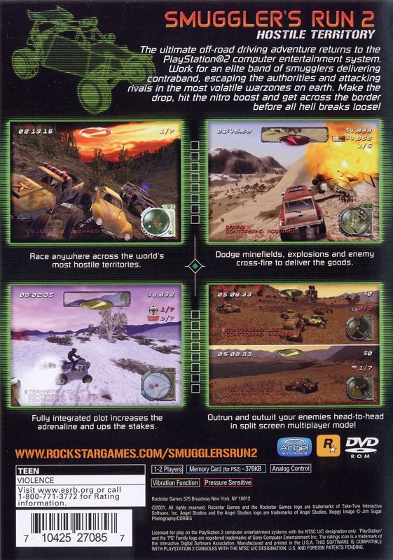 Smuggler's Run 2: Hostile Territory - PlayStation 2