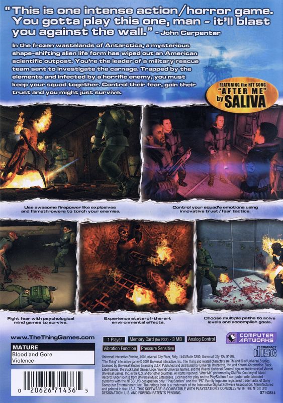 The Thing - PlayStation 2