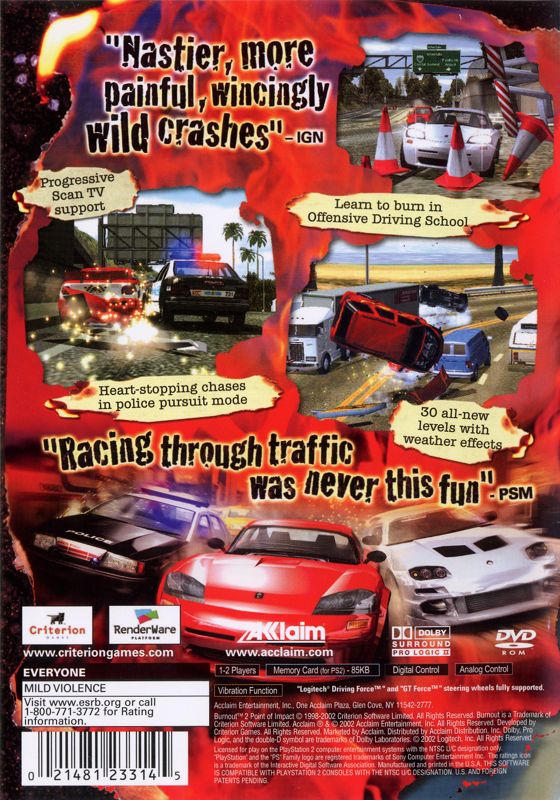 Burnout 2: Point of Impact - PlayStation 2
