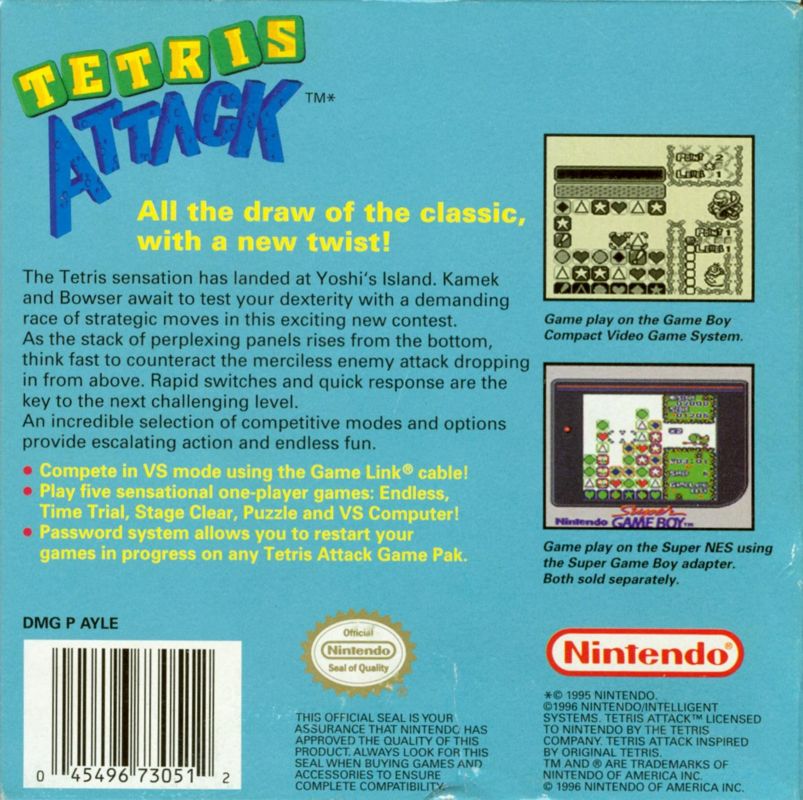 Tetris Attack - Game Boy