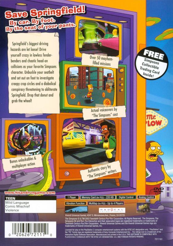 The Simpsons: Hit & Run - PlayStation 2