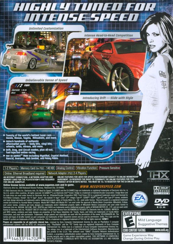 Need for Speed: Underground - PlayStation 2