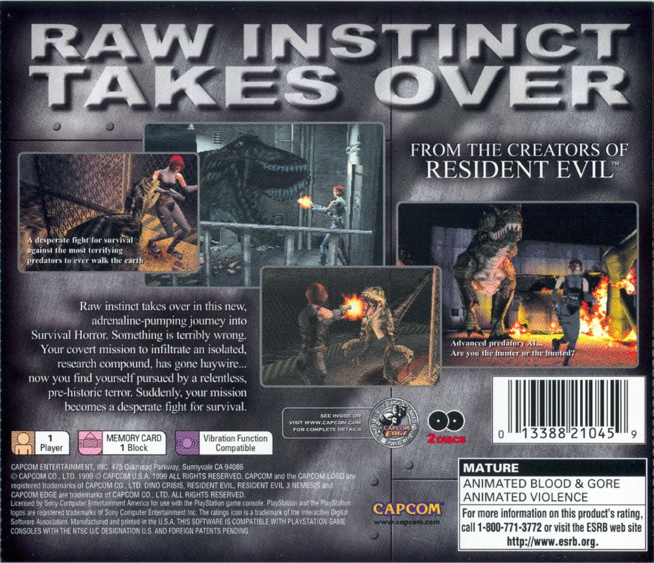Dino Crisis - PlayStation