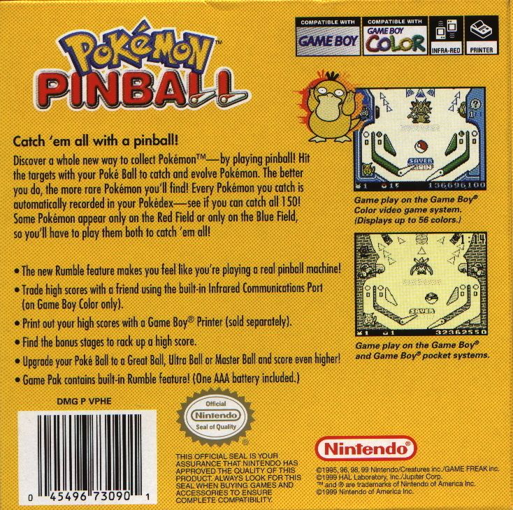 Pokemon Pinball - Game Boy Color