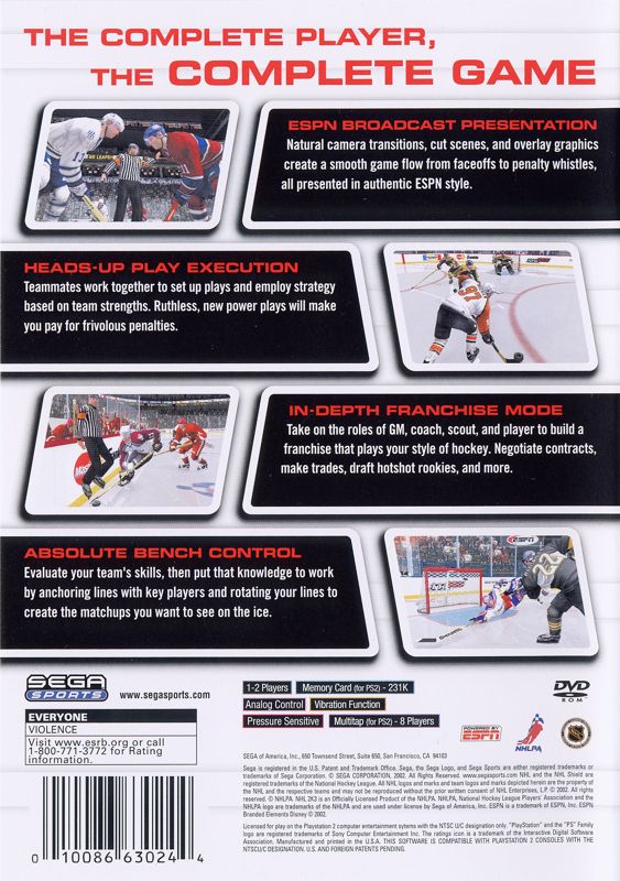 NHL 2K3 - PlayStation 2