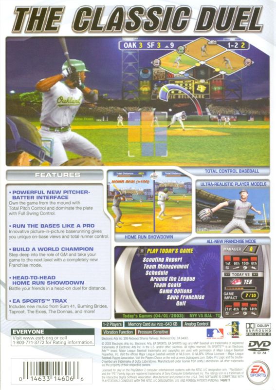 MVP Baseball 2003 - PlayStation 2