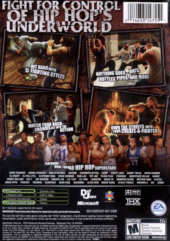 Def Jam: Fight for NY - Xbox