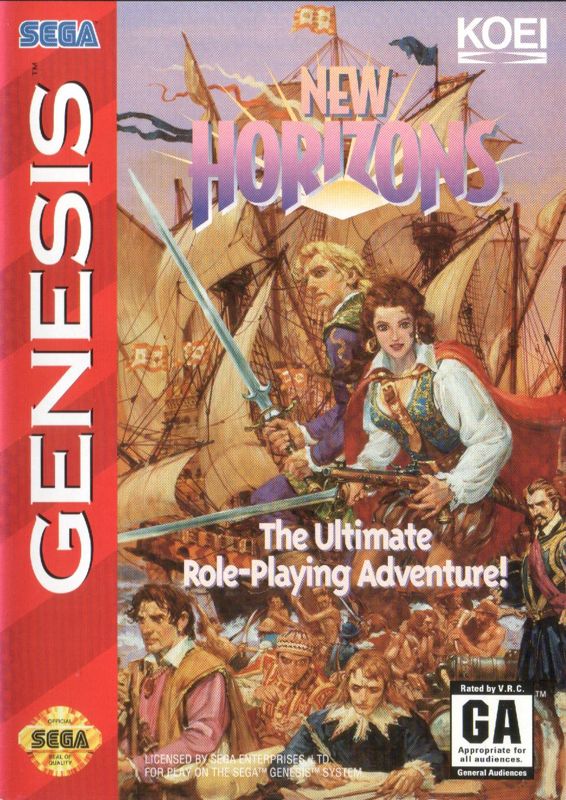 Uncharted Waters: New Horizons - SEGA Genesis