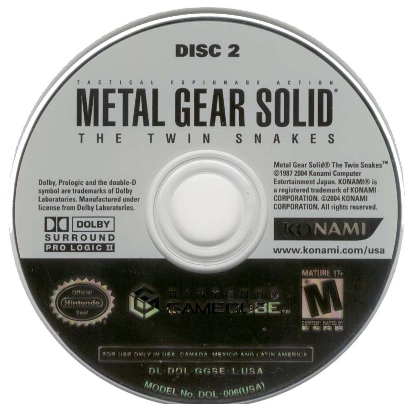 Metal Gear Solid: The Twin Snakes - GameCube