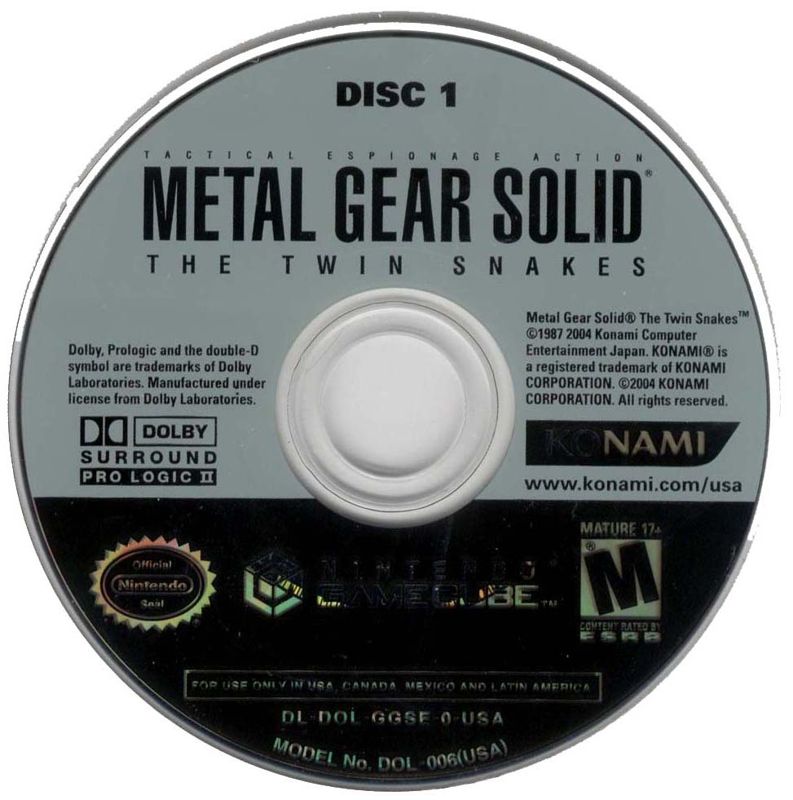 Metal Gear Solid: The Twin Snakes - GameCube