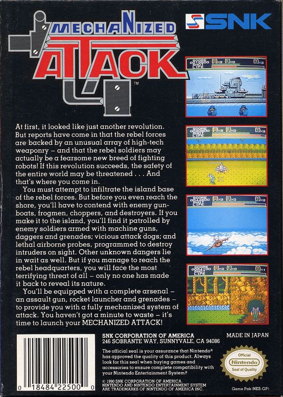 Mechanized Attack - NES