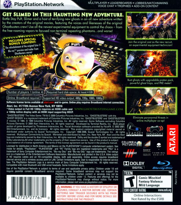 Ghostbusters: The Video Game - PlayStation 3