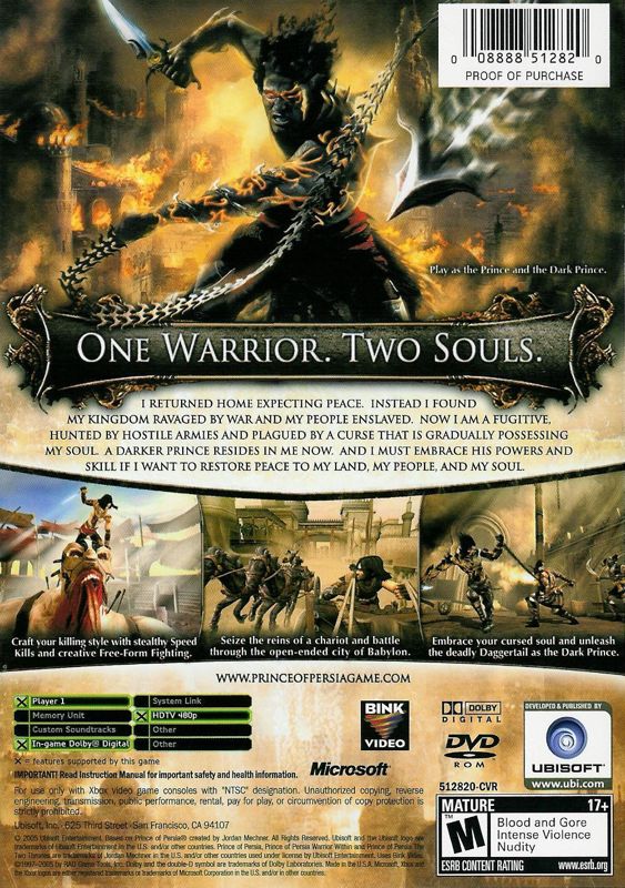 Prince of Persia: The Two Thrones - Xbox