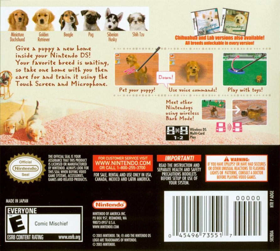 Nintendogs: Dachshund & Friends - Nintendo DS