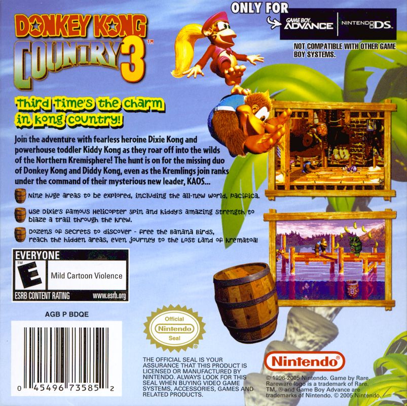 Donkey Kong Country 3 - Game Boy Advance