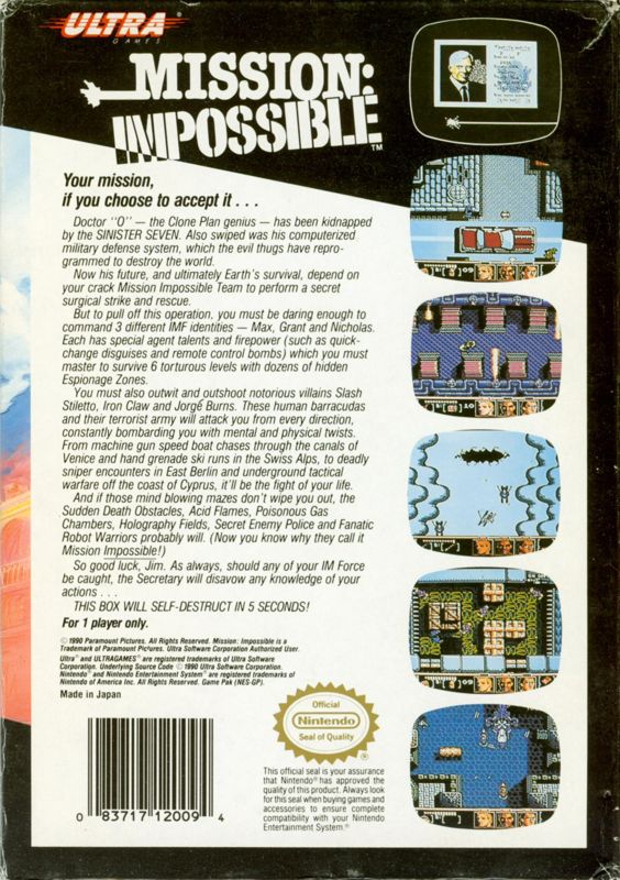 Mission Impossible - NES