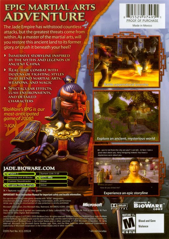 Jade Empire - Xbox