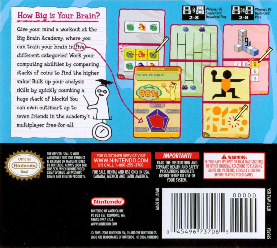 Big Brain Academy - Nintendo DS