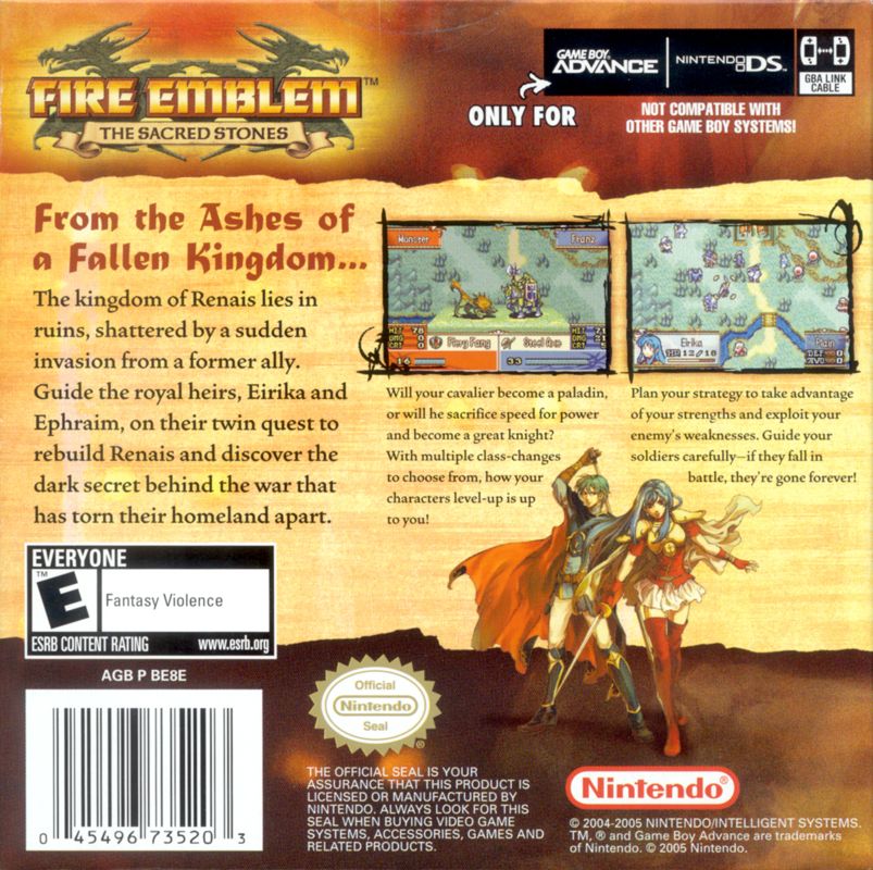Fire Emblem: The Sacred Stones - Game Boy Advance