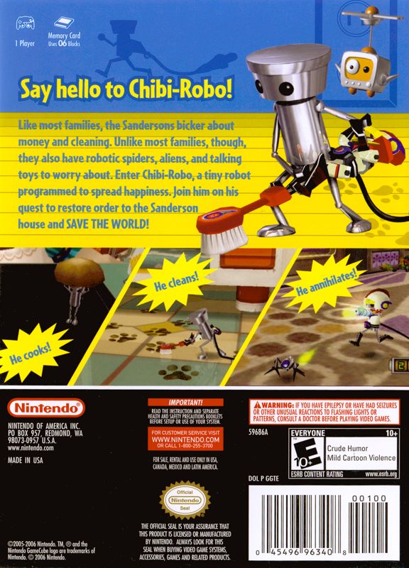 Chibi-Robo! Plug into Adventure! - GameCube