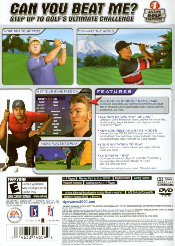 Tiger Woods PGA Tour 2004 - PlayStation 2