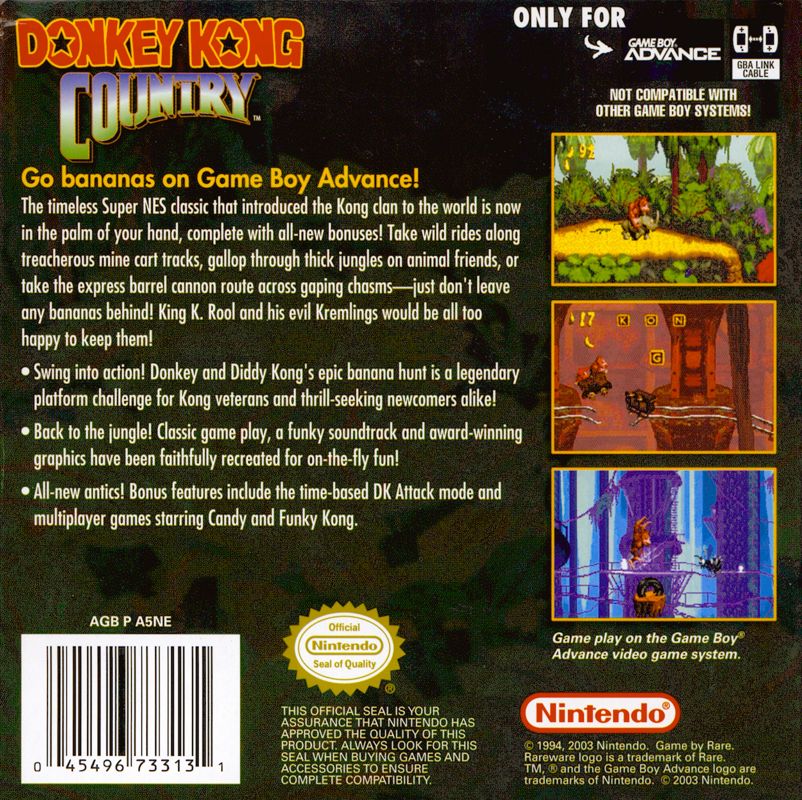 Donkey Kong Country - Game Boy Advance