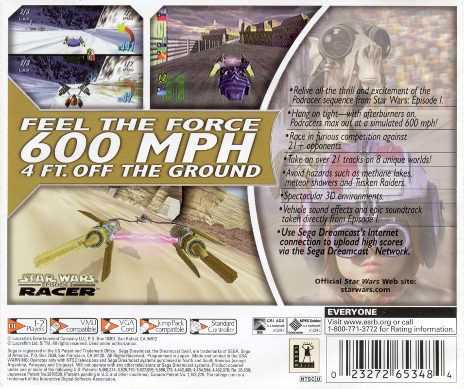 Star Wars: Episode I Racer - Dreamcast