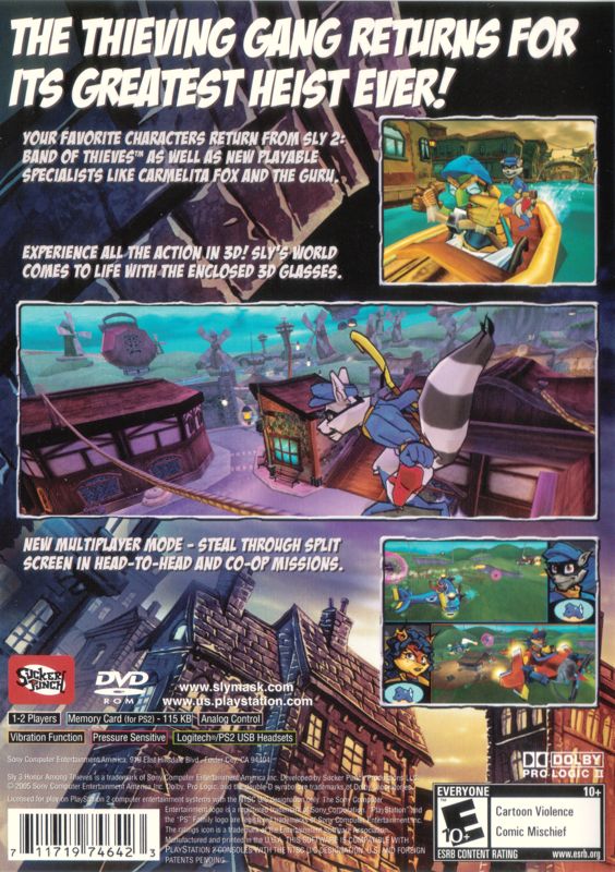 Sly 3: Honor Among Thieves - PlayStation 2