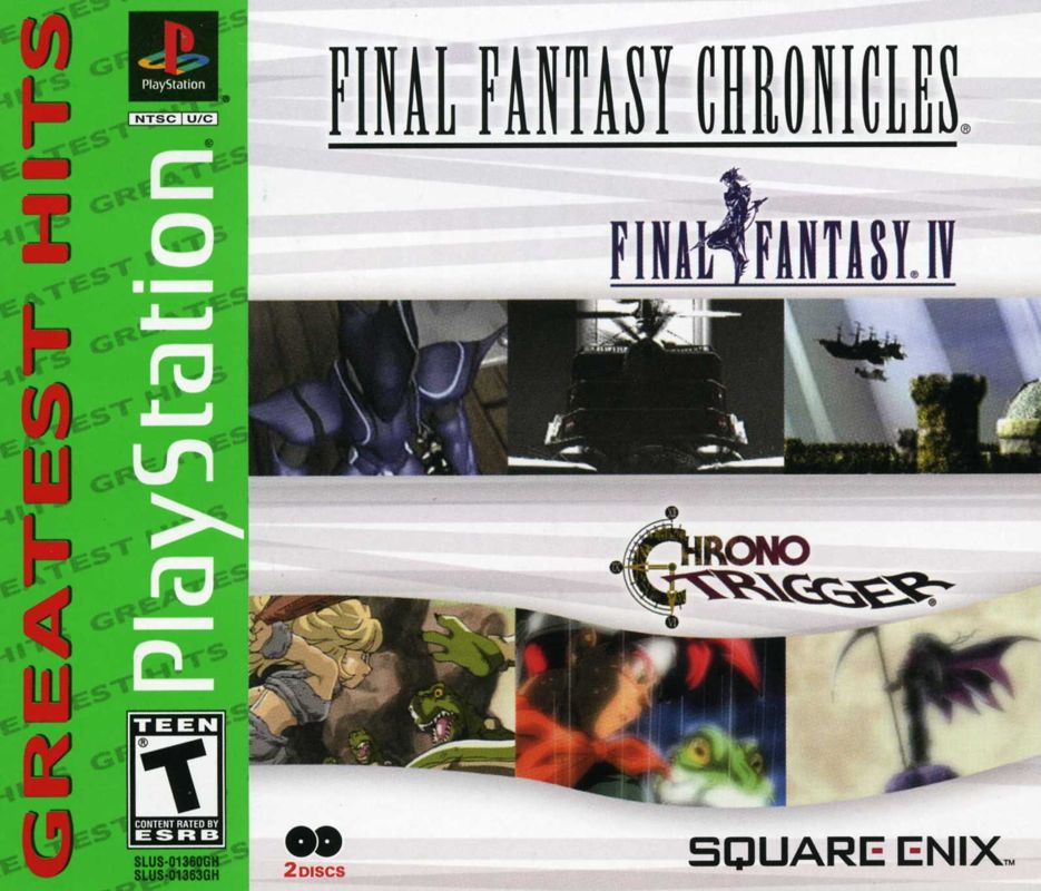 Final Fantasy Chronicles - Final Fantasy IV / Chrono Trigger (Greatest Hits) - PlayStation
