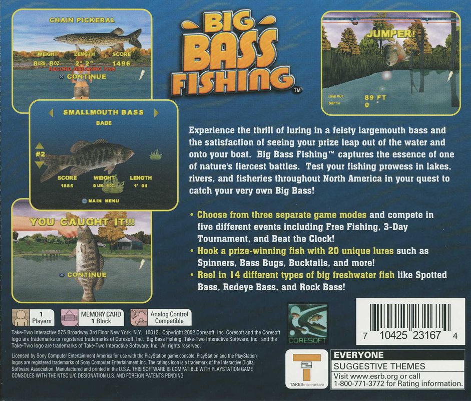 Big Bass Fishing - PlayStation