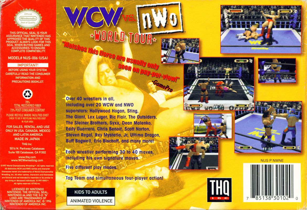 WCW vs. NWO: World Tour - Nintendo 64